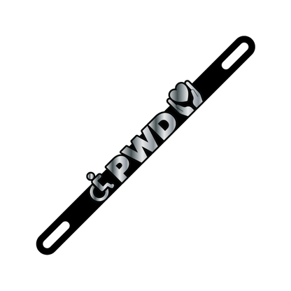 Car Plate Badge: PWD