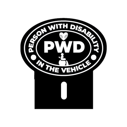 Car Emblem: Person With Disability (PWD) Ver. 1