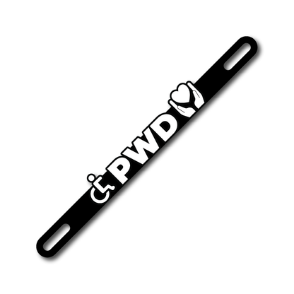 Car Plate Badge: PWD
