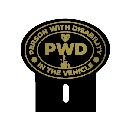 Car Emblem: Person With Disability (PWD) Ver. 1