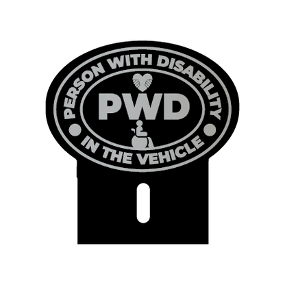 Car Emblem: Person With Disability (PWD) Ver. 1