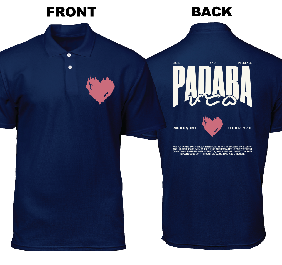 Cotton Polo Shirt: Padaba (Front and Back)
