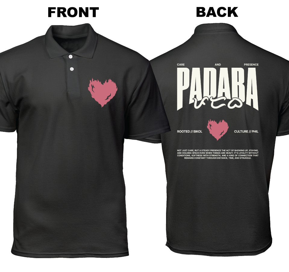 Cotton Polo Shirt: Padaba (Front and Back)