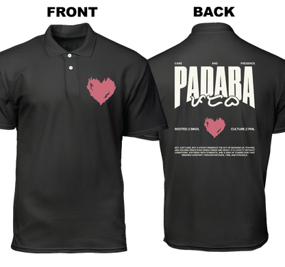 Cotton Polo Shirt: Padaba (Front and Back)