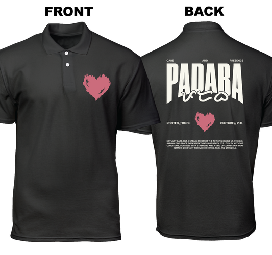 Cotton Polo Shirt: Padaba (Front and Back)
