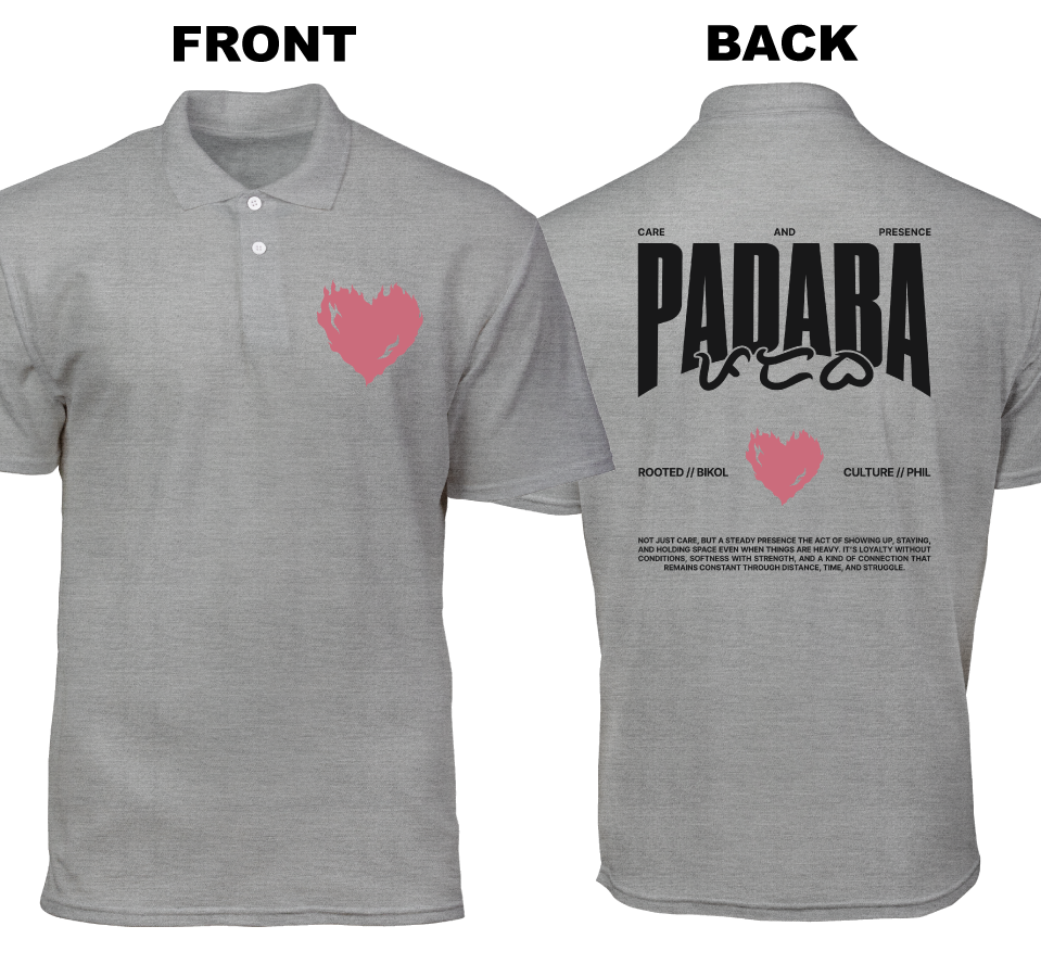 Cotton Polo Shirt: Padaba (Front and Back)