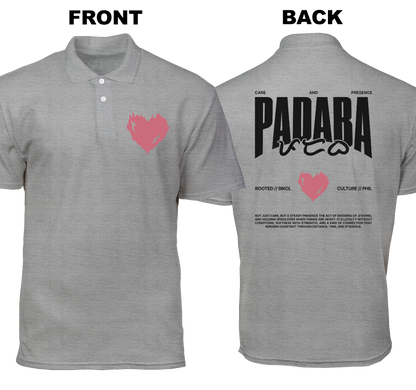 Cotton Polo Shirt: Padaba (Front and Back)