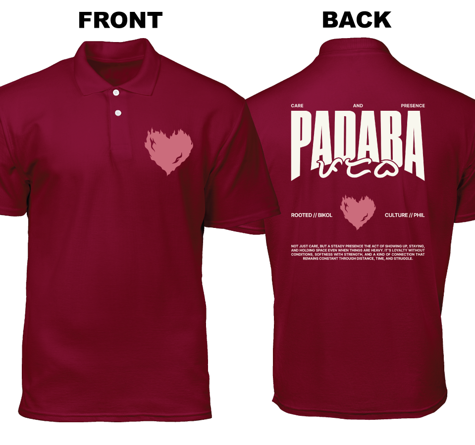 Cotton Polo Shirt: Padaba (Front and Back)