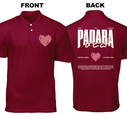 Cotton Polo Shirt: Padaba (Front and Back)