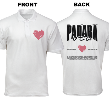 Cotton Polo Shirt: Padaba (Front and Back)