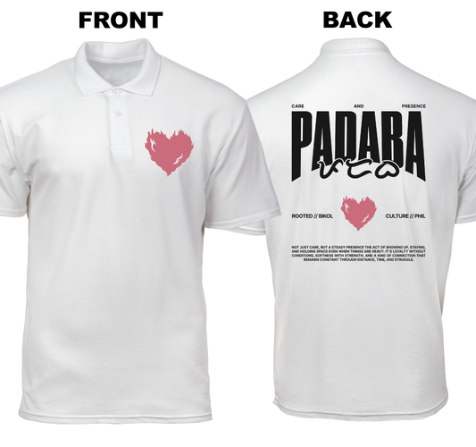 Cotton Polo Shirt: Padaba (Front and Back)