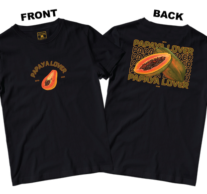 Cotton Shirt: Papaya Lover (Front and Back)