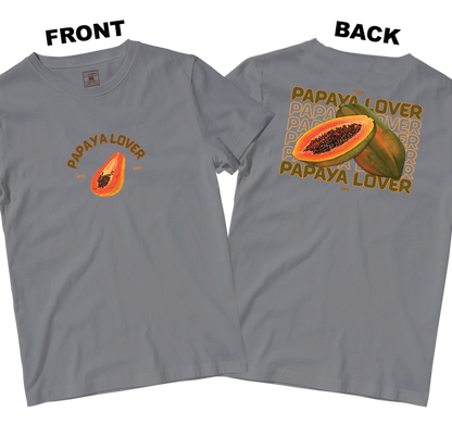 Cotton Shirt: Papaya Lover (Front and Back)