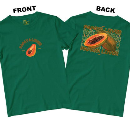 Cotton Shirt: Papaya Lover (Front and Back)