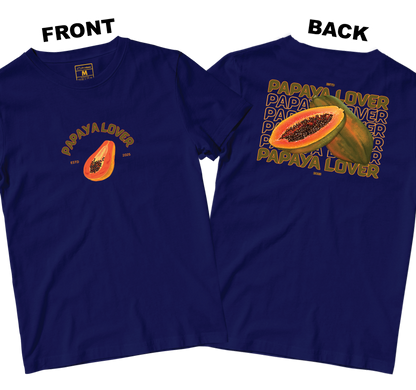 Cotton Shirt: Papaya Lover (Front and Back)