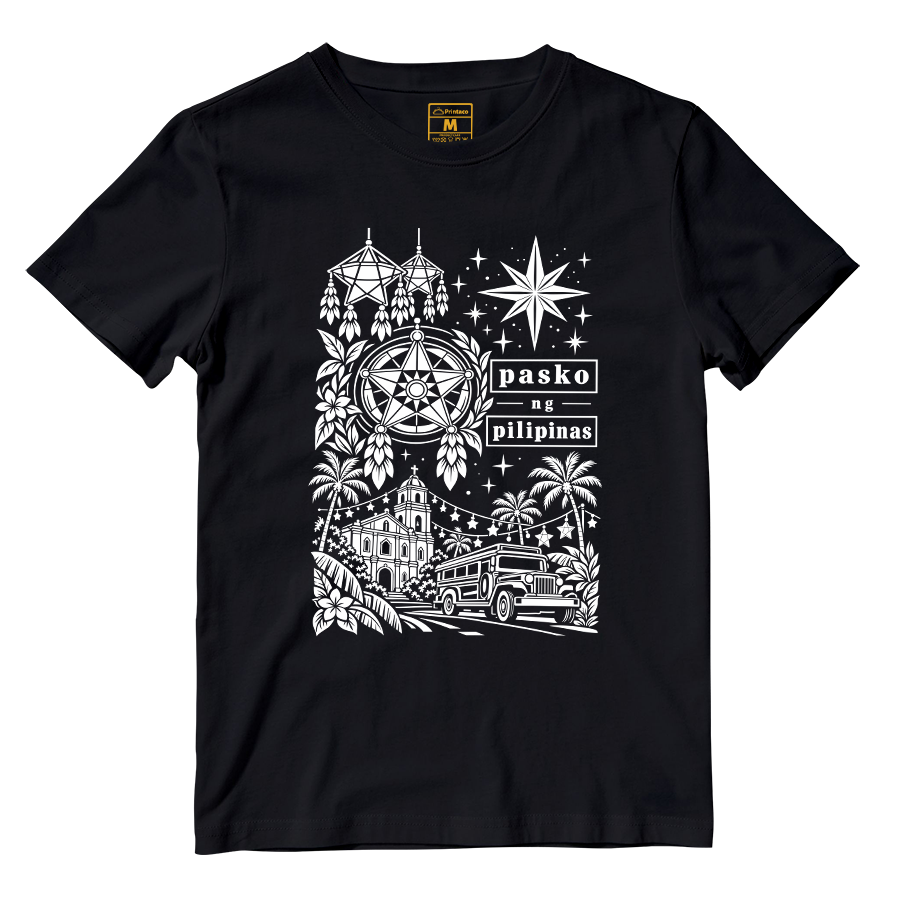 Cotton Shirt: Paskong Pilipinas