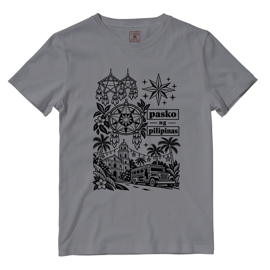 Cotton Shirt: Paskong Pilipinas