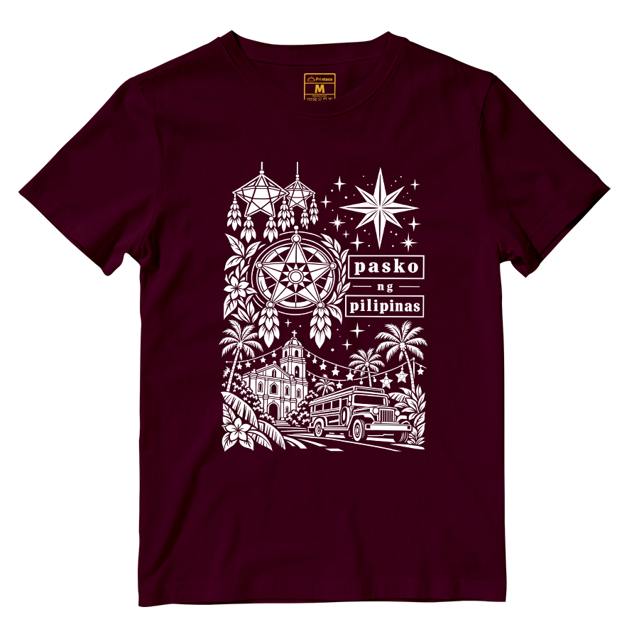 Cotton Shirt: Paskong Pilipinas