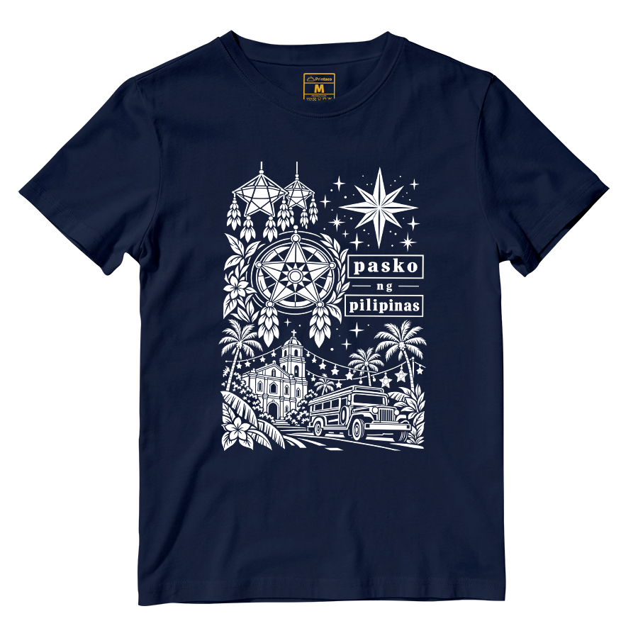 Cotton Shirt: Paskong Pilipinas
