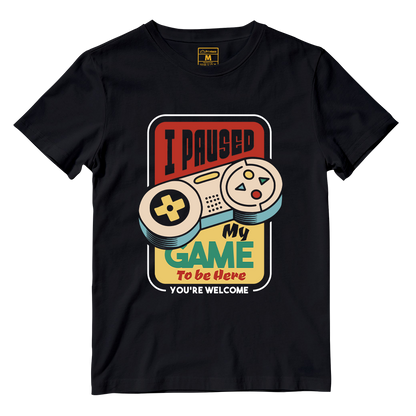 Cotton Shirt: Paused Game Retro