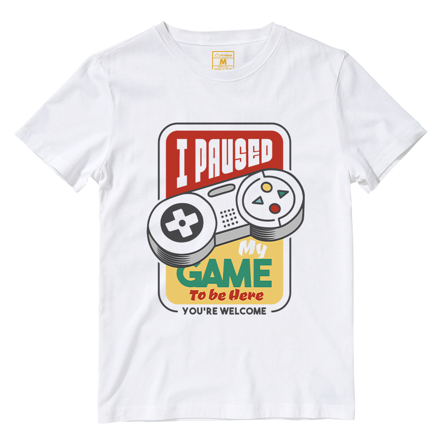 Cotton Shirt: Paused Game Retro