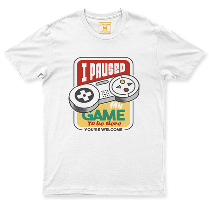 Drifit Shirt: Paused Game Retro