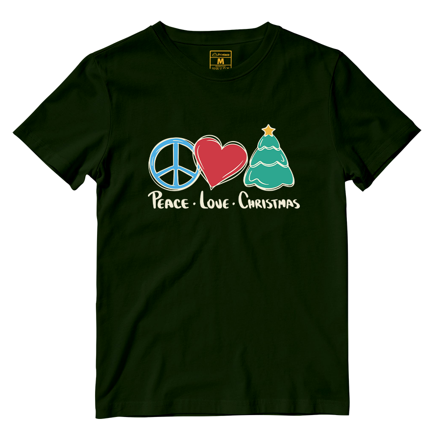 Cotton Shirt: Peace Love
