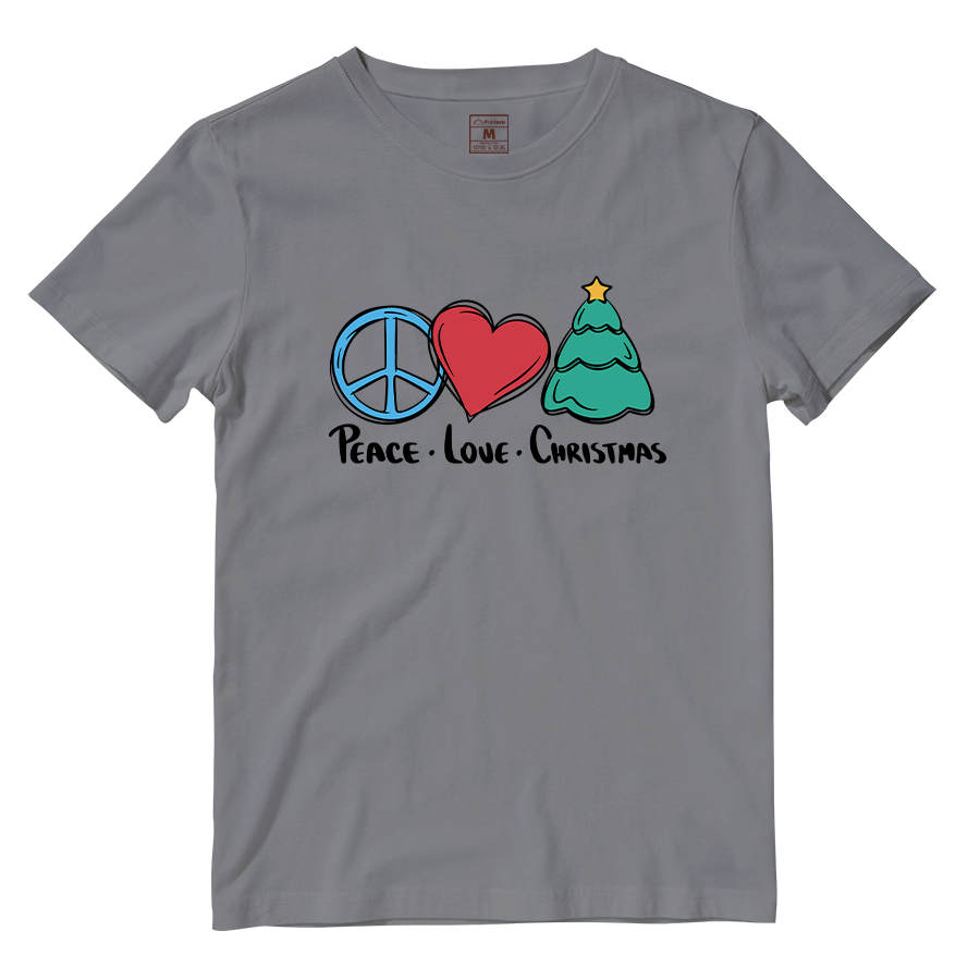 Cotton Shirt: Peace Love