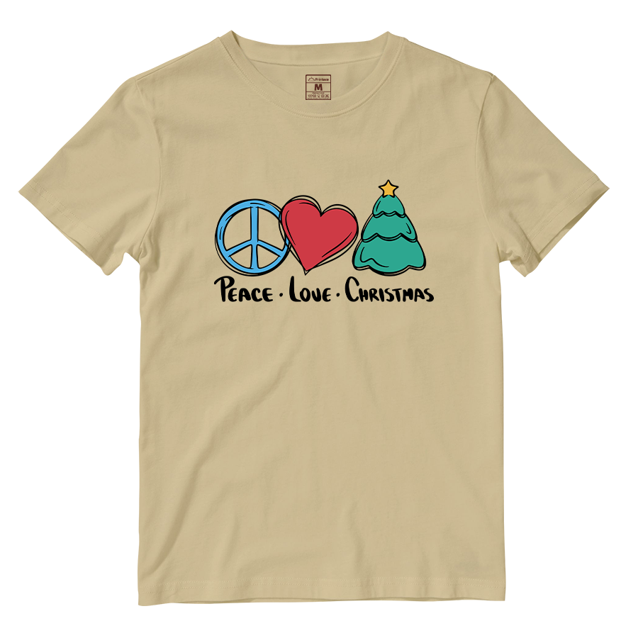 Cotton Shirt: Peace Love