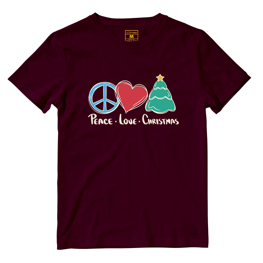 Cotton Shirt: Peace Love