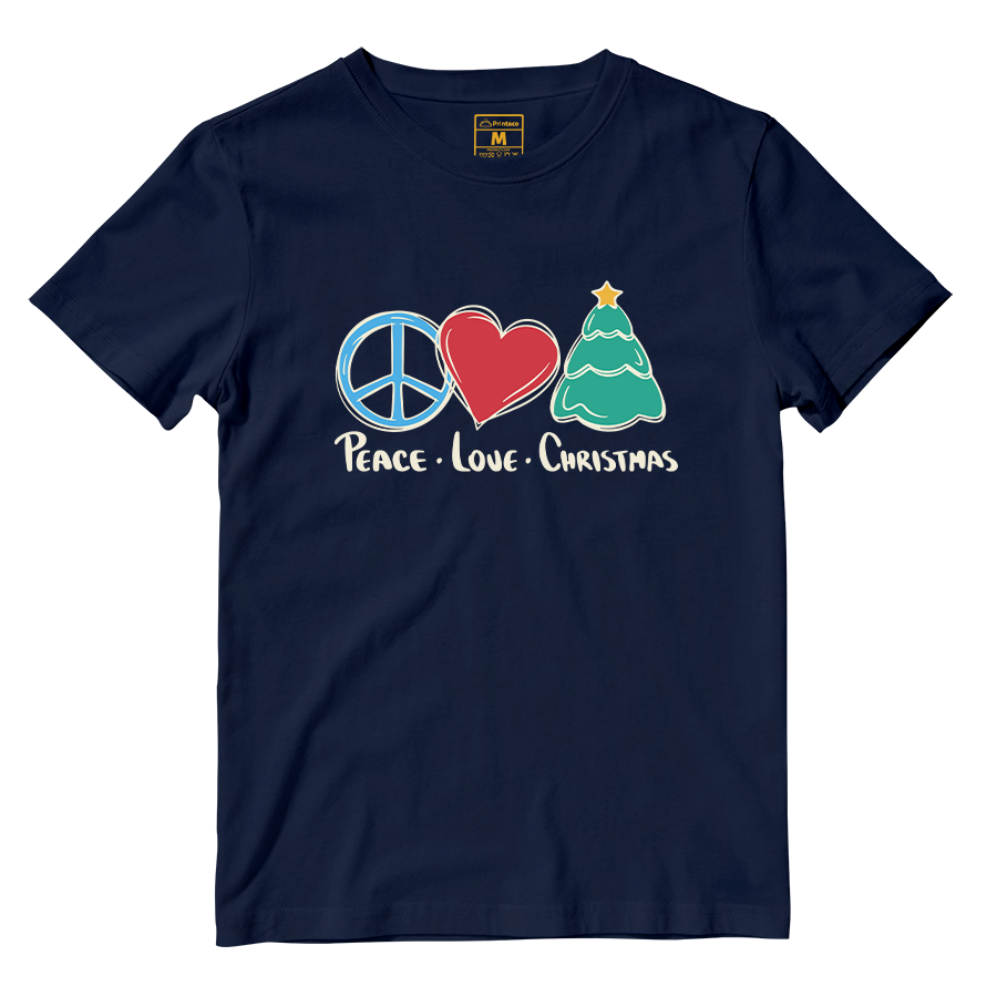 Cotton Shirt: Peace Love
