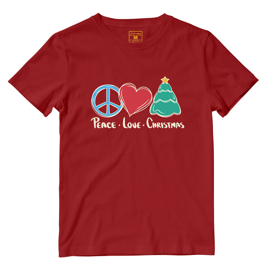 Cotton Shirt: Peace Love