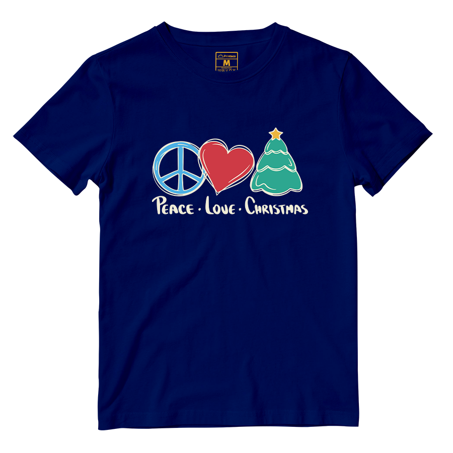 Cotton Shirt: Peace Love
