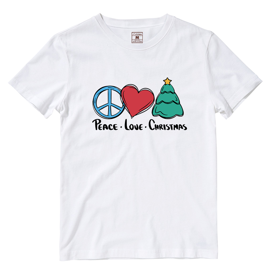 Cotton Shirt: Peace Love
