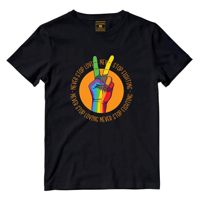 Cotton Shirt: Peace Sign