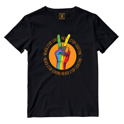 Cotton Shirt: Peace Sign