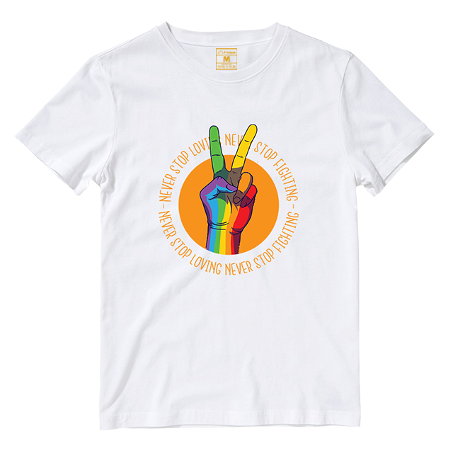 Cotton Shirt: Peace Sign