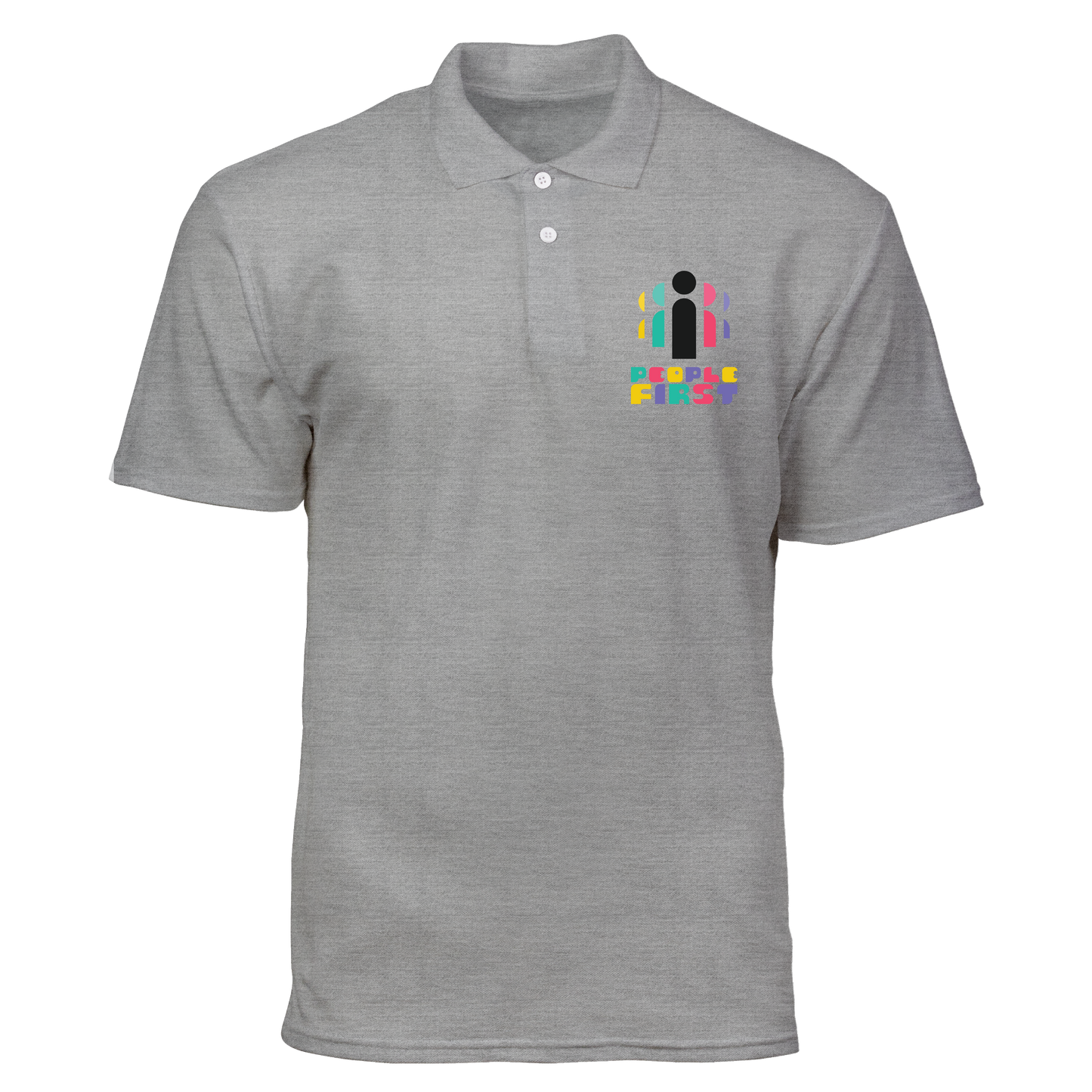 Cotton Polo Shirt: People First Pocket
