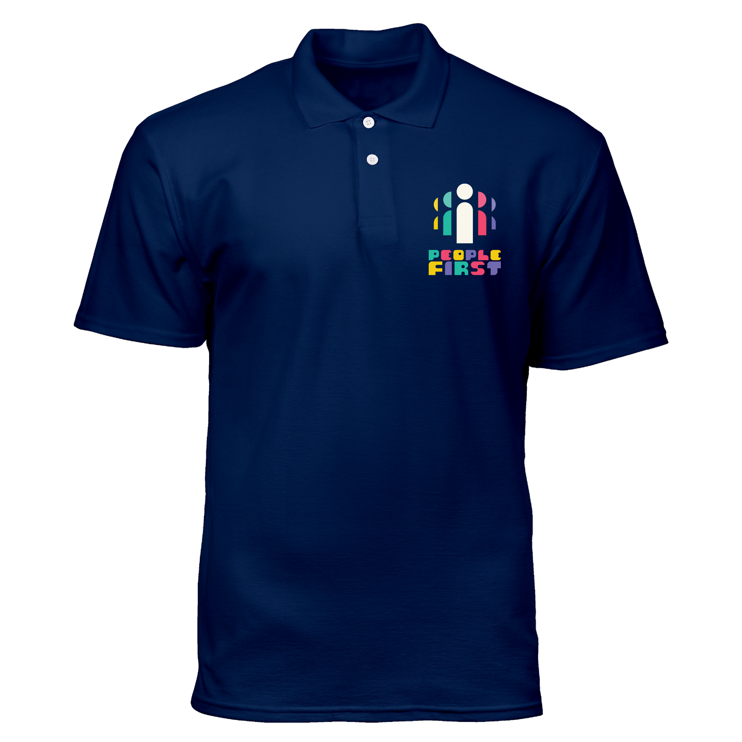 Cotton Polo Shirt: People First Pocket