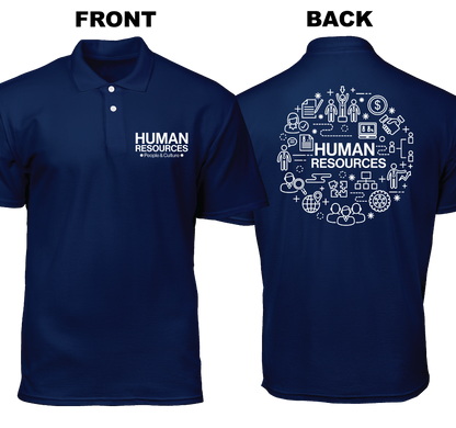 Cotton Polo Shirt: People and Culture (Front and Back)
