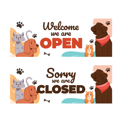 Door Sign: Pets