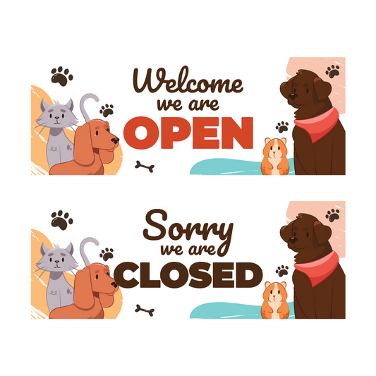 Door Sign: Pets