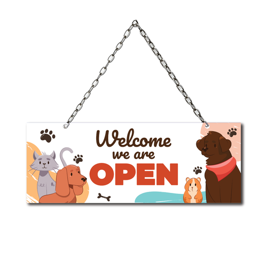 Door Sign: Pets