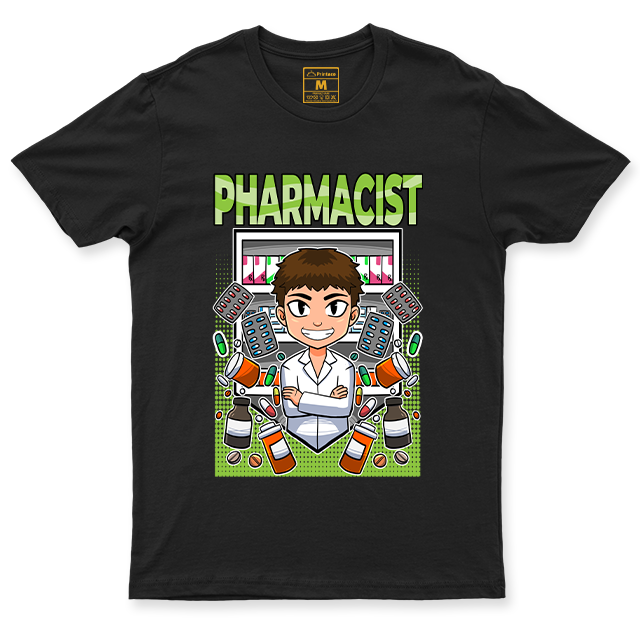 C. Spandex Shirt: Pharmacist Green Male