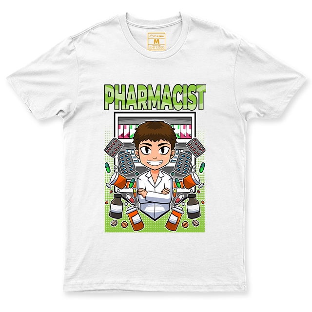 C. Spandex Shirt: Pharmacist Green Male