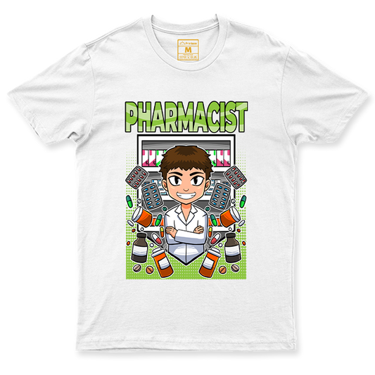 Pharmacist Green Male Spandex Shirt