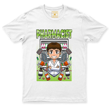 C. Spandex Shirt: Pharmacist Green Male