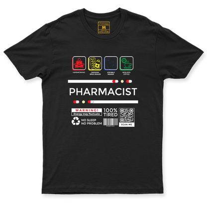 C.Spandex Shirt: Pharmacist Label