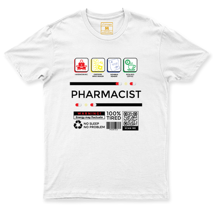 C.Spandex Shirt: Pharmacist Label