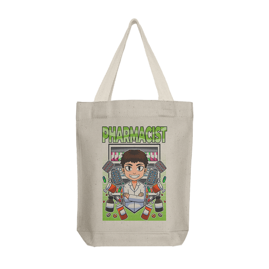 Pharmacist Male Green Tote Bag